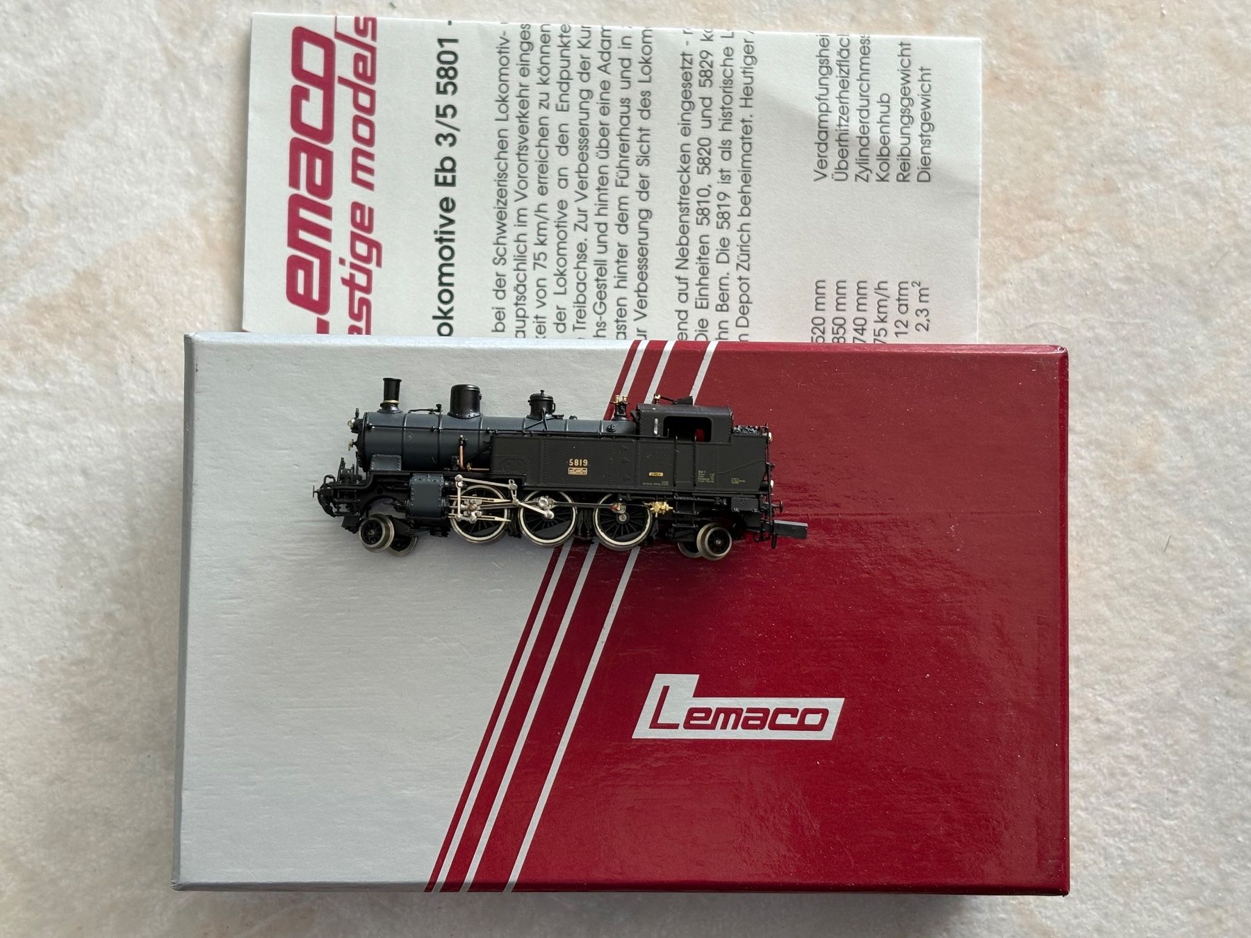 Shop e3 Spur N Lemaco N- 003/1 SBB Re 4/4' 10033 TEE (Gebraucht