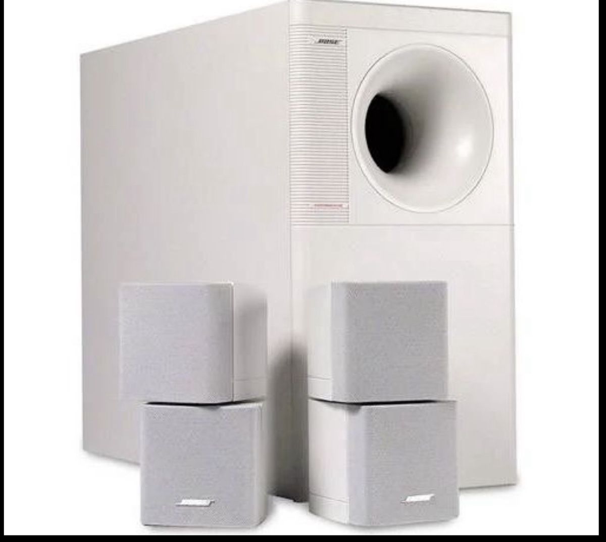 Bose Home Cinema: Lautsprecher Bose Acoustimass 5 Série III - Weiß – Usato da Trimbach venduto da SABO-61 1