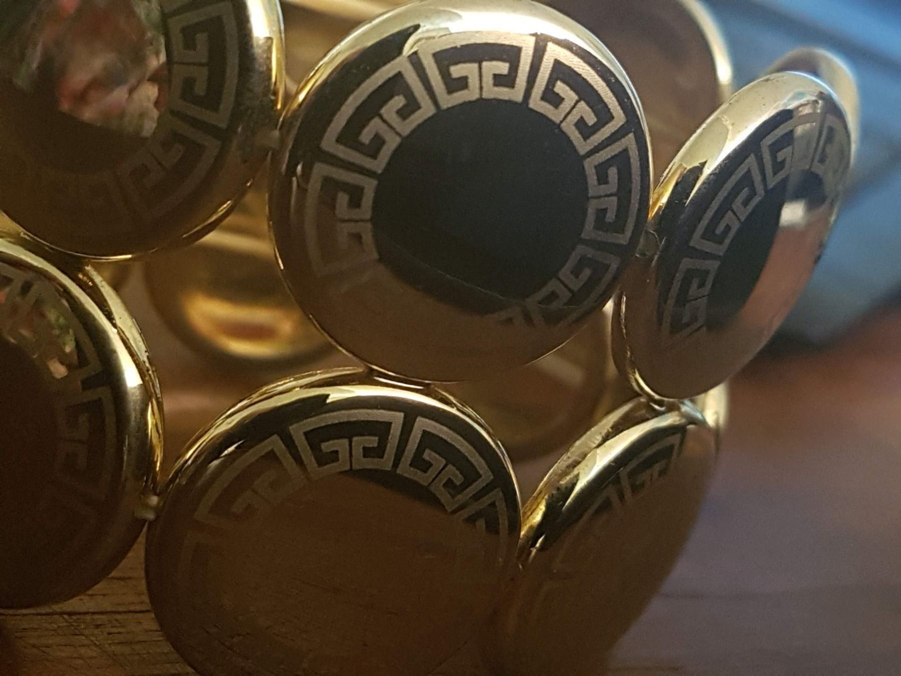 Bracciali & Braccialetti: Armband Ethno Mäander silberf. griechisch Schnäppchen reduz. – Usato da Ettingen venduto da Maranathatalitha 2