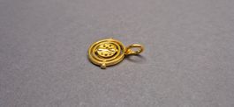 Silber Charm Harry Potter Sanduhr goldfarbig +Garantie
