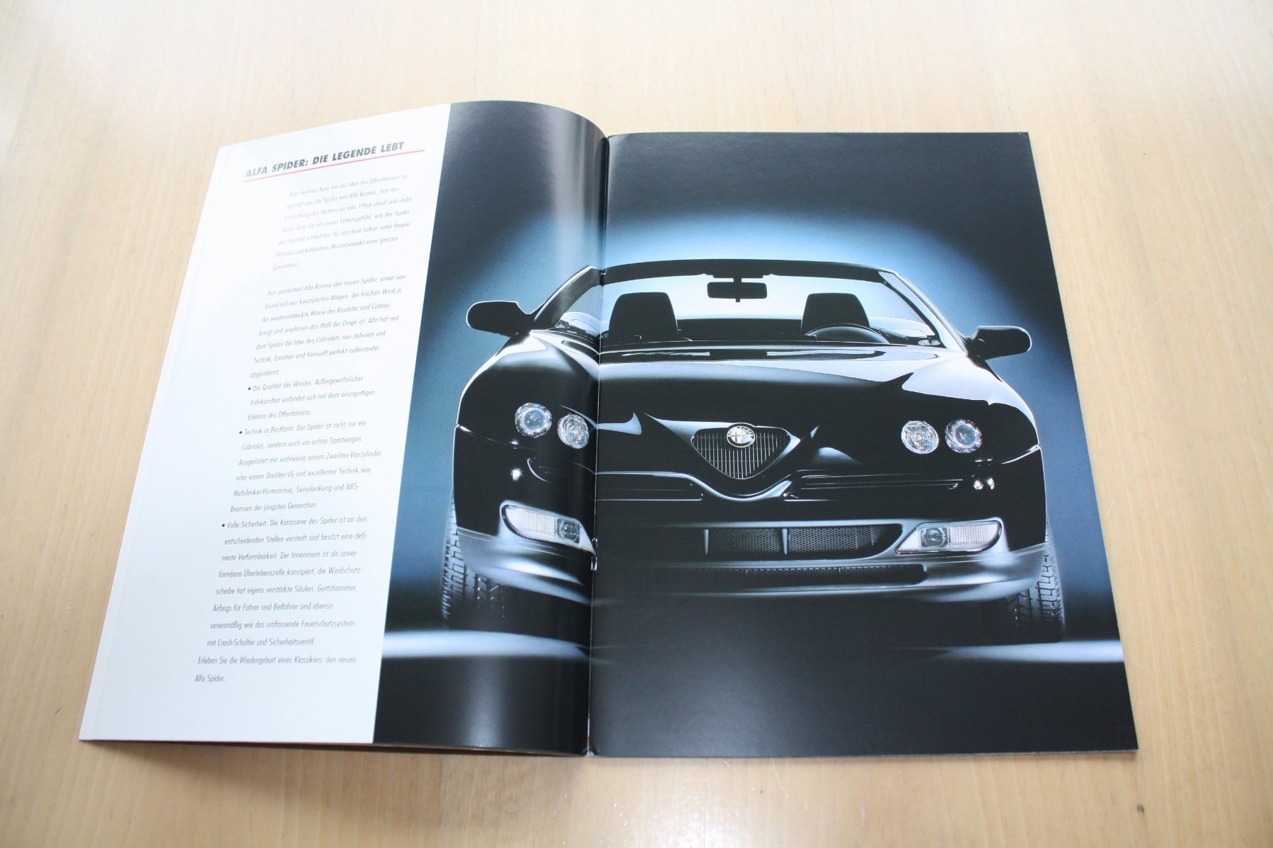 Alfa Romeo Dokumente: Alfa Romeo Spider Hochglanz Prospekt 7/1997 – Gebraucht aus Wikon von erwin400 2