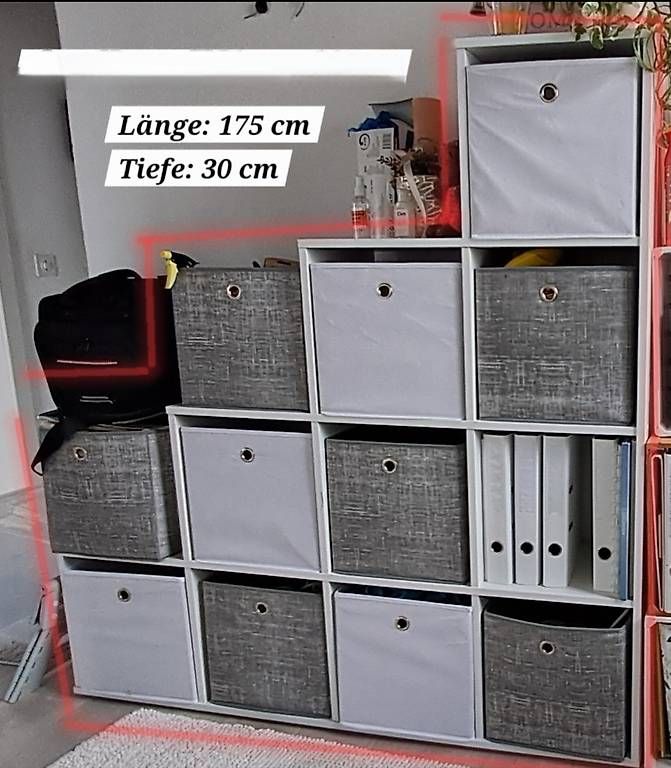 Regale: Kallaxregal 4x4 mit 11Boxen – Gebraucht aus Sulgen von Bmabi