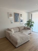 Grosse Ecksofa beige