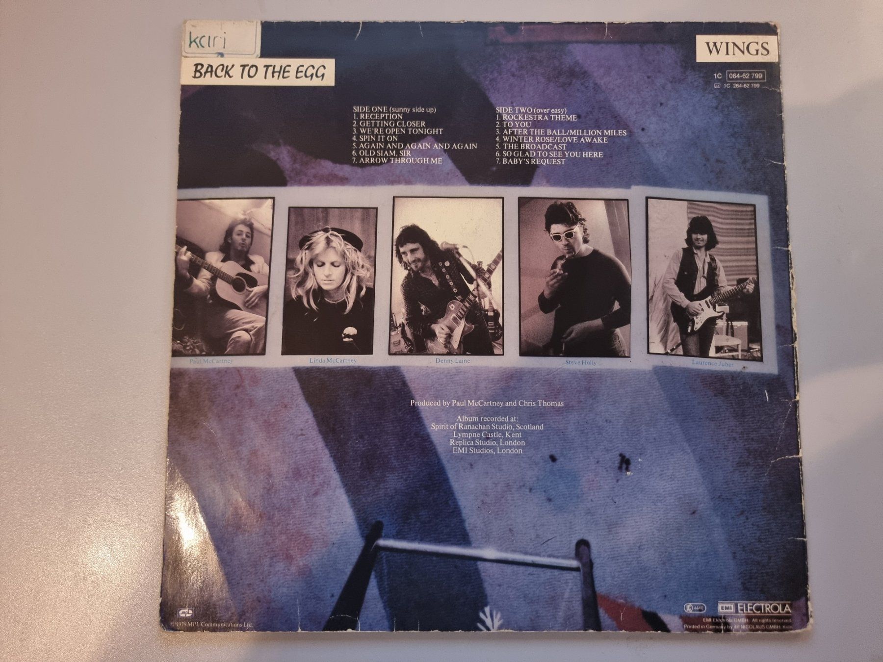 Dischi in vinile: LP Wings - Back To The Egg – Usato da Schaffhausen venduto da Kellerrassel 2
