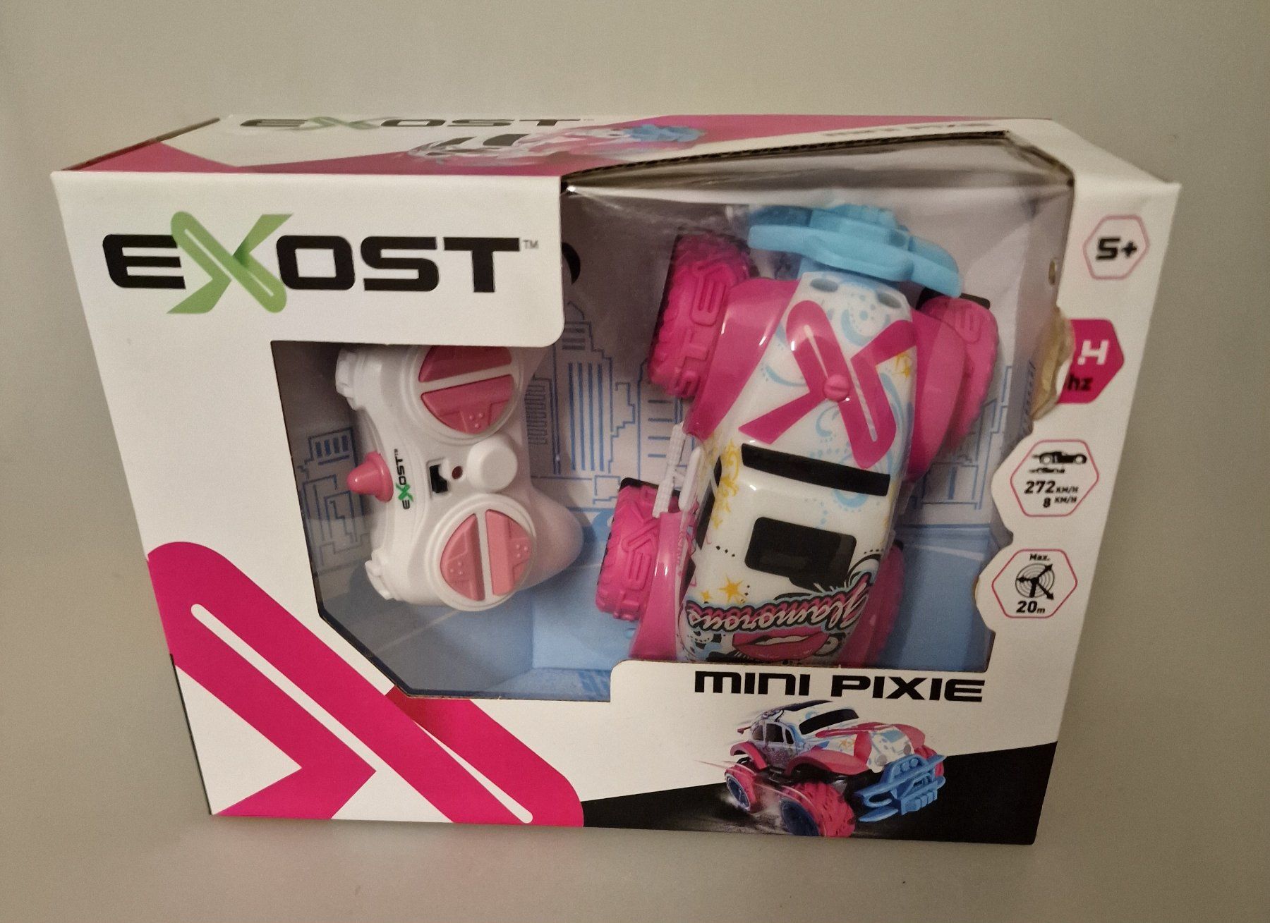 Giocattoli: EXOST Mini Pixie RC Rennauto Pink Weiss Neu – Nuovo e nell'imballaggio originale da Oberuzwil venduto da aseinkaufswelt
