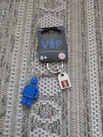 Schlüsselanhänger Lego VIP Mann blau neu