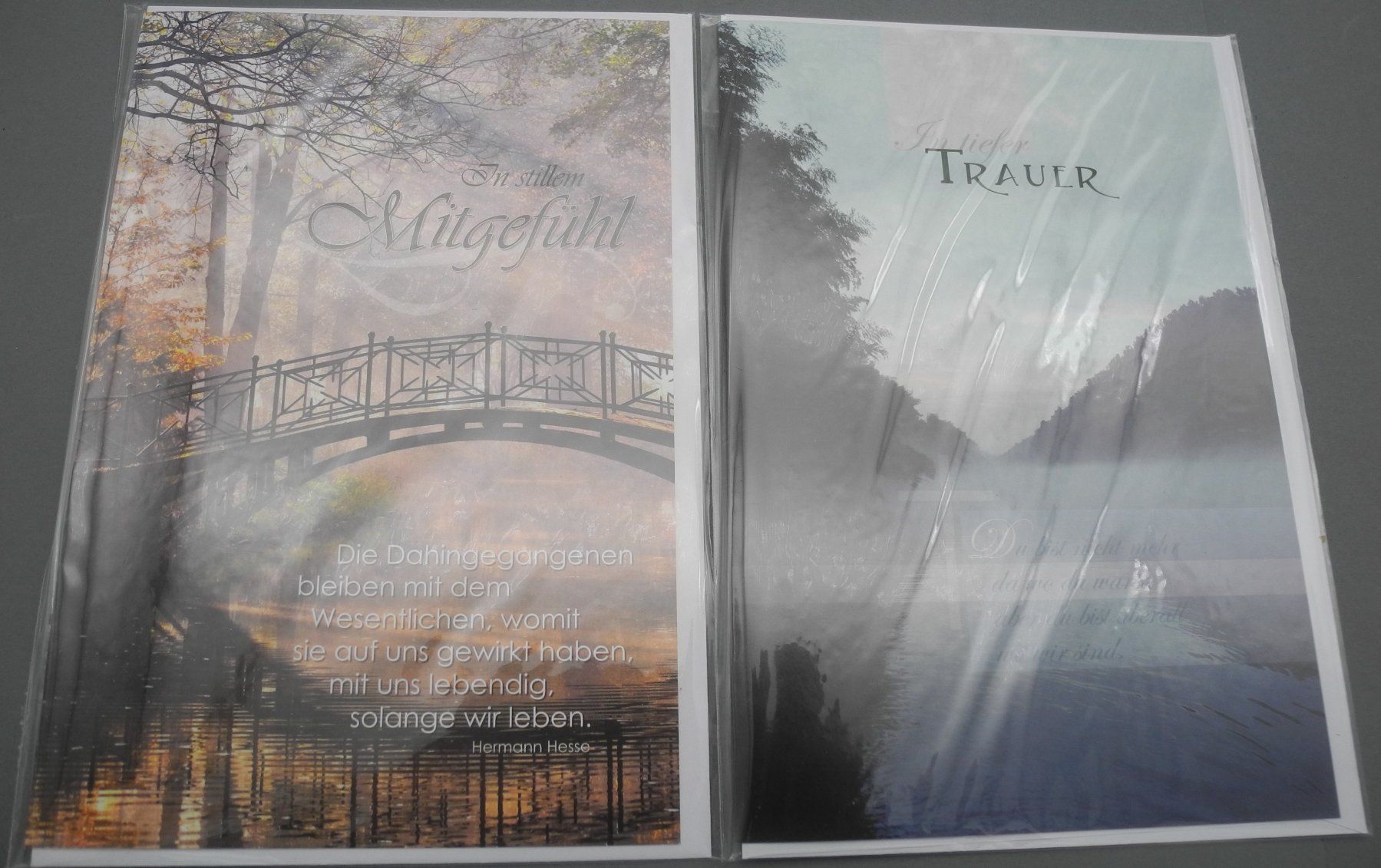 Cartoline: 4 Stk. Trauerkarten, Nr. k83 – Nuovo e nell'imballaggio originale da Kottwil venduto da Crazyrolf 1