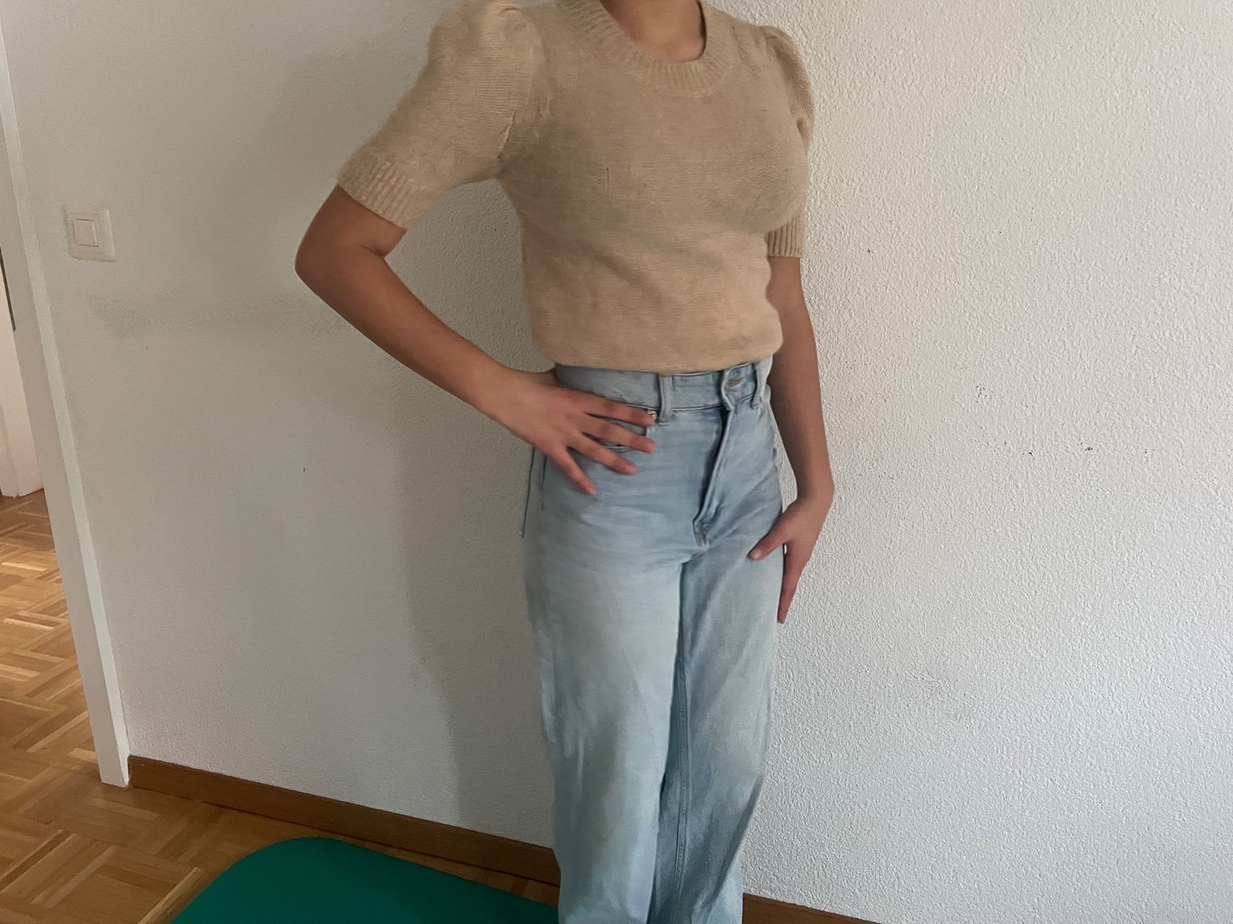 Cos Pullover & Sweatshirts: COS Strick-Pullover, beige, Gr. S, Kurzarm. – Gebraucht aus Bern von alimajd