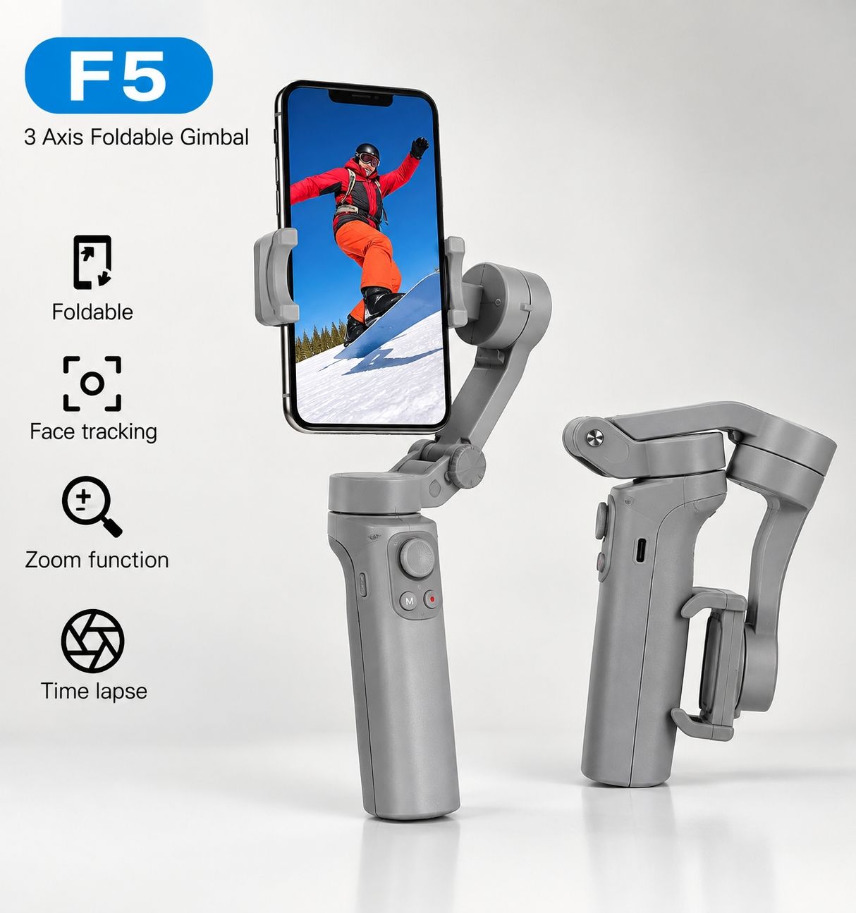 Axis Halterungen: F5 3-Axis Foldable Handheld Gimbal – Neu (gemäss Beschreibung) aus Gisikon von Michael_Lu 2
