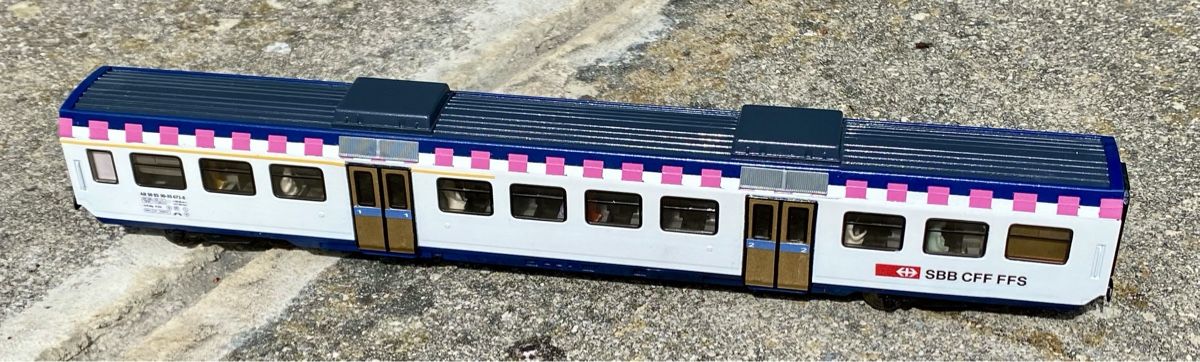 SBB/CFF/FFS Modellini di ferrovie: B NTN ex MThB – Usato da Orbe venduto da SMODELE 6