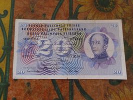 SUISSE  20  Francs  1970  (4048)  Billet