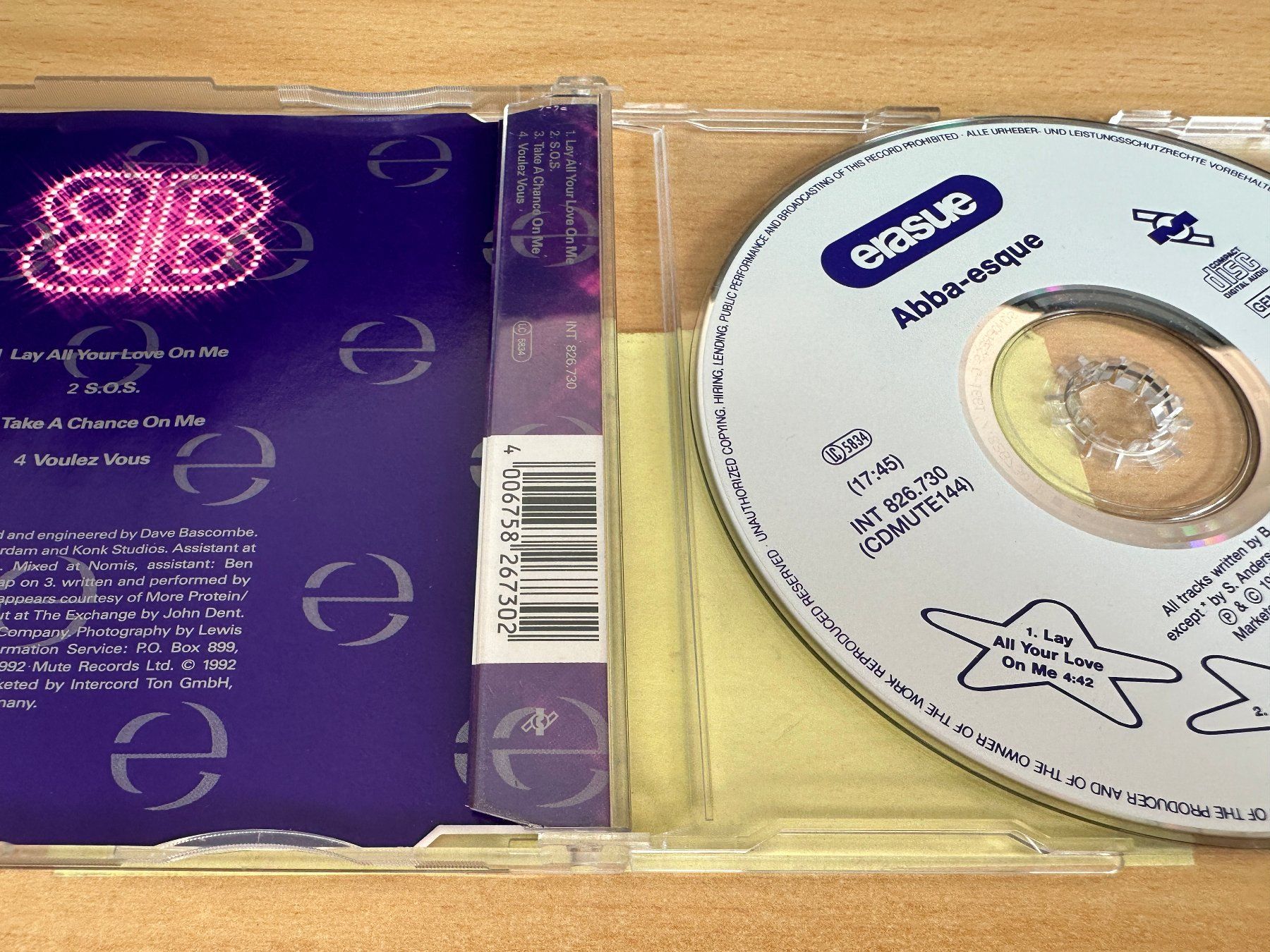 CD: Erasure – Abba-Esque - Single CD – Usato da Rikon im Tösstal venduto da Alpenmutz 1