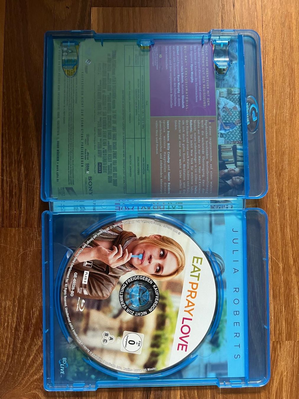 Tutti i DVDs: Blueray Eat Pray Love – Usato da Erlinsbach venduto da Michel2006 2