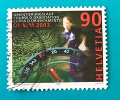 Nr.1083 mit Stempel Orientierungslauf Weltmeisterschaft 2003