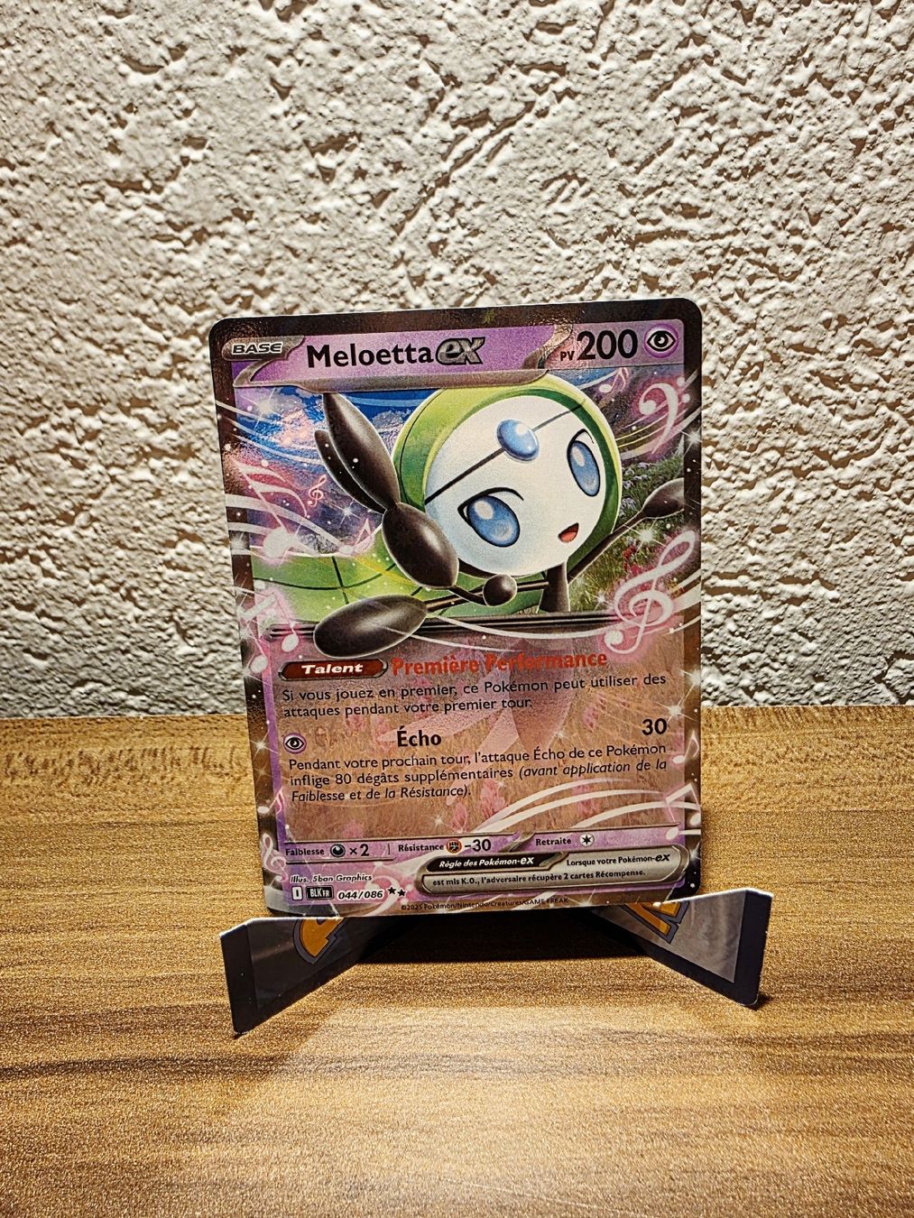 Pokémon Carte collezionabili: Meloetta EX 044/086 Foudre Noire – Nuovo (secondo la descrizione) da Turin (Salins) venduto da Meeelll01