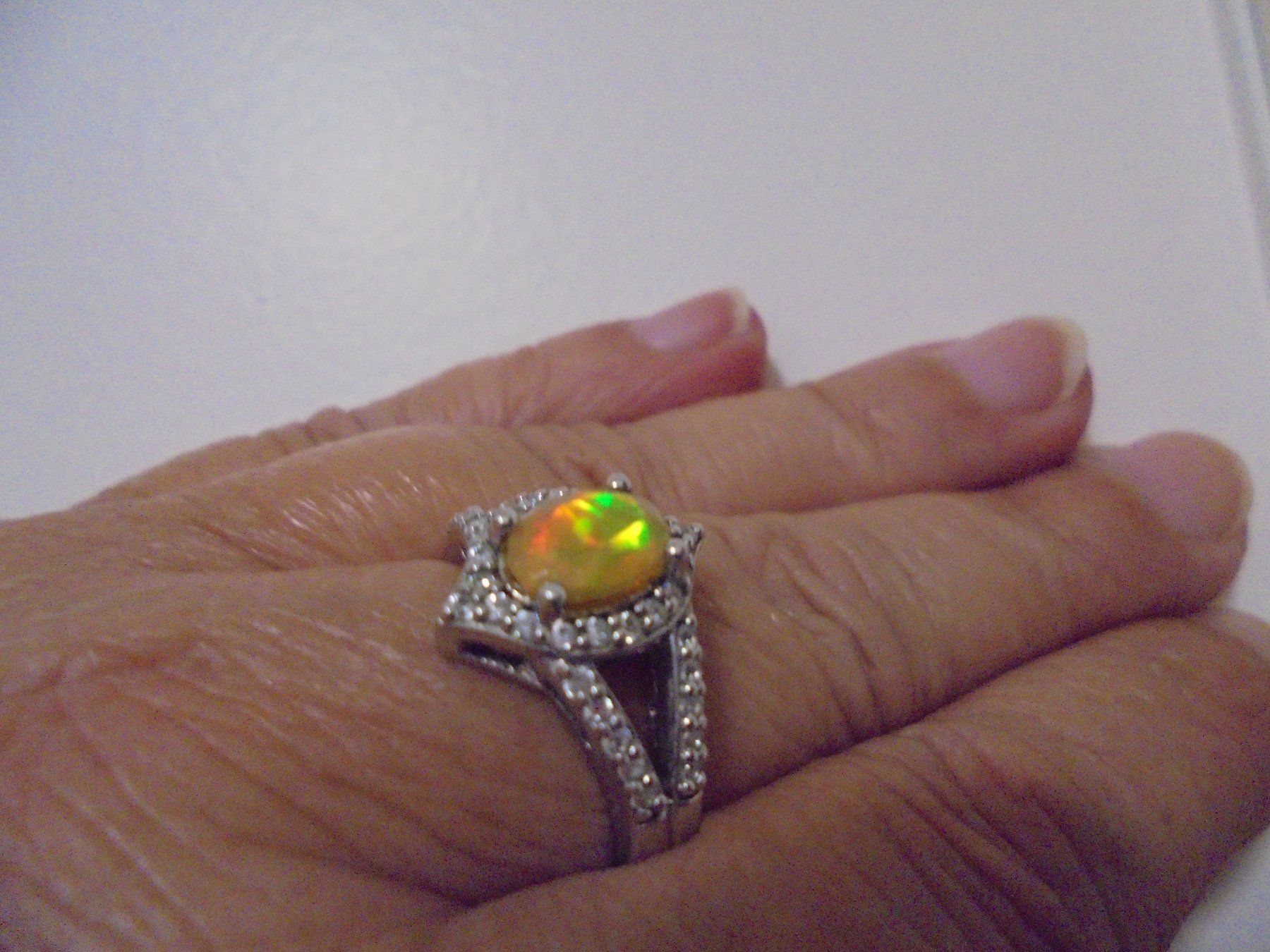 Anelli: Echtschmuck: Silberring 925er mit Welo-Opal / 56 – Nuovo (secondo la descrizione) da Zuchwil venduto da maumauchi 7