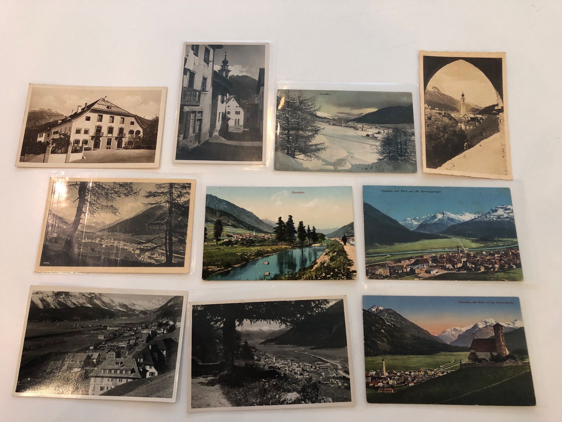 Cartoline postali: 24 alte Ansichtskarten von SAMADEN GR – Usato da Lufingen venduto da Rac0 6