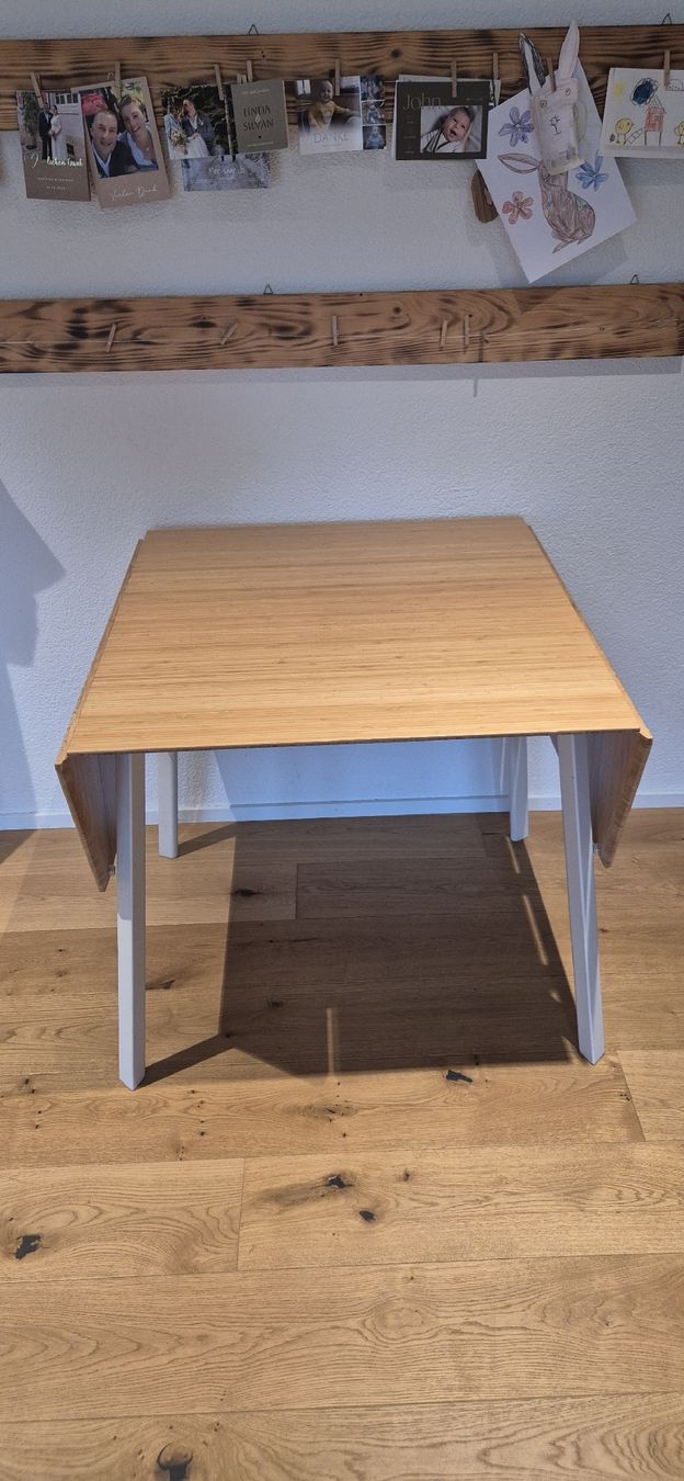 Tavoli: Ikea PS 2012 Klapptisch, Bambus/weiss – Usato da Ebersecken venduto da J_s_i_ 1