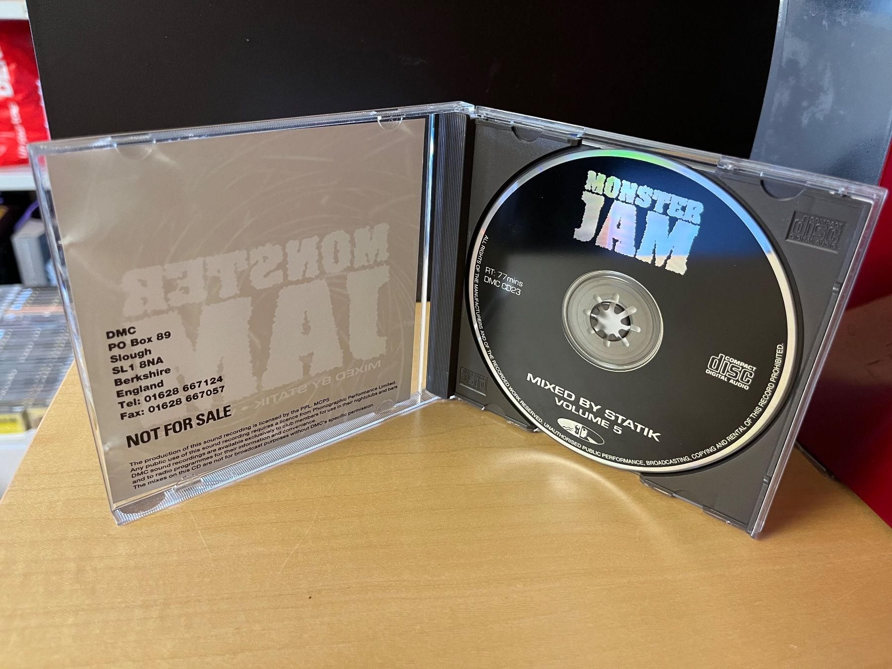 CDs: Monster Jam mixed by Statik - Vol. 5 - HJ41A – Neu (gemäss Beschreibung) aus Küsnacht ZH von swisssales.net 2