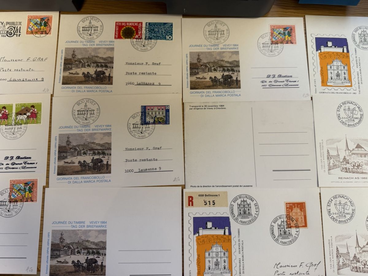 Tutti i francobolli: 27 Karten Tag der Briefmarken – Nuovo (secondo la descrizione) da Murgenthal venduto da Tina_4055 1