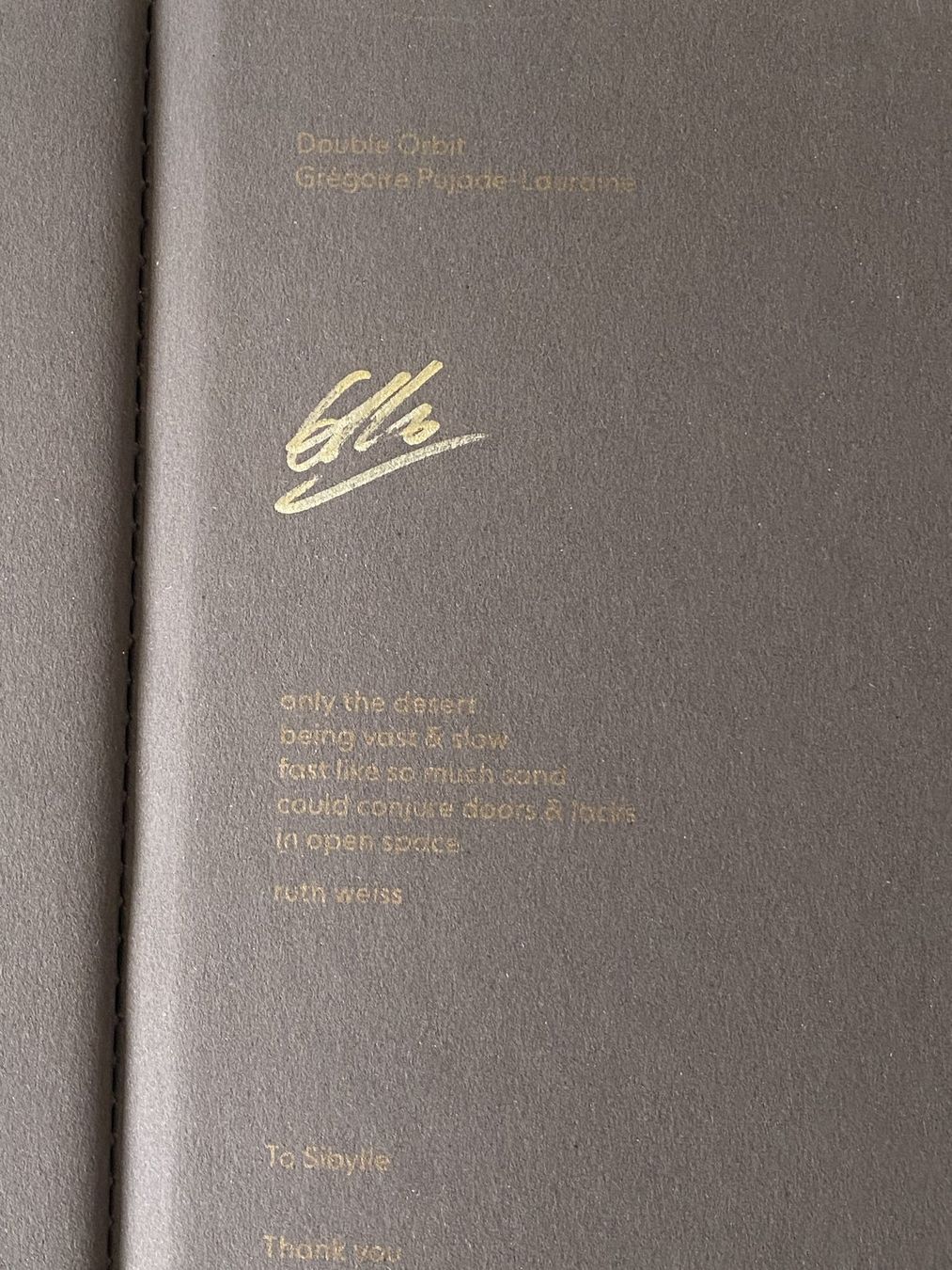 Libri: Double Orbit - Grégoire Pujade-Lauraine /MACK BOOKS + SIGNED – Usato da Zürich venduto da Abost 2