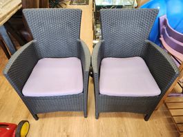 Rattan Lounge in sehr gutem Zustand