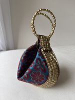 Unique Oriental Beaded Evening Bag