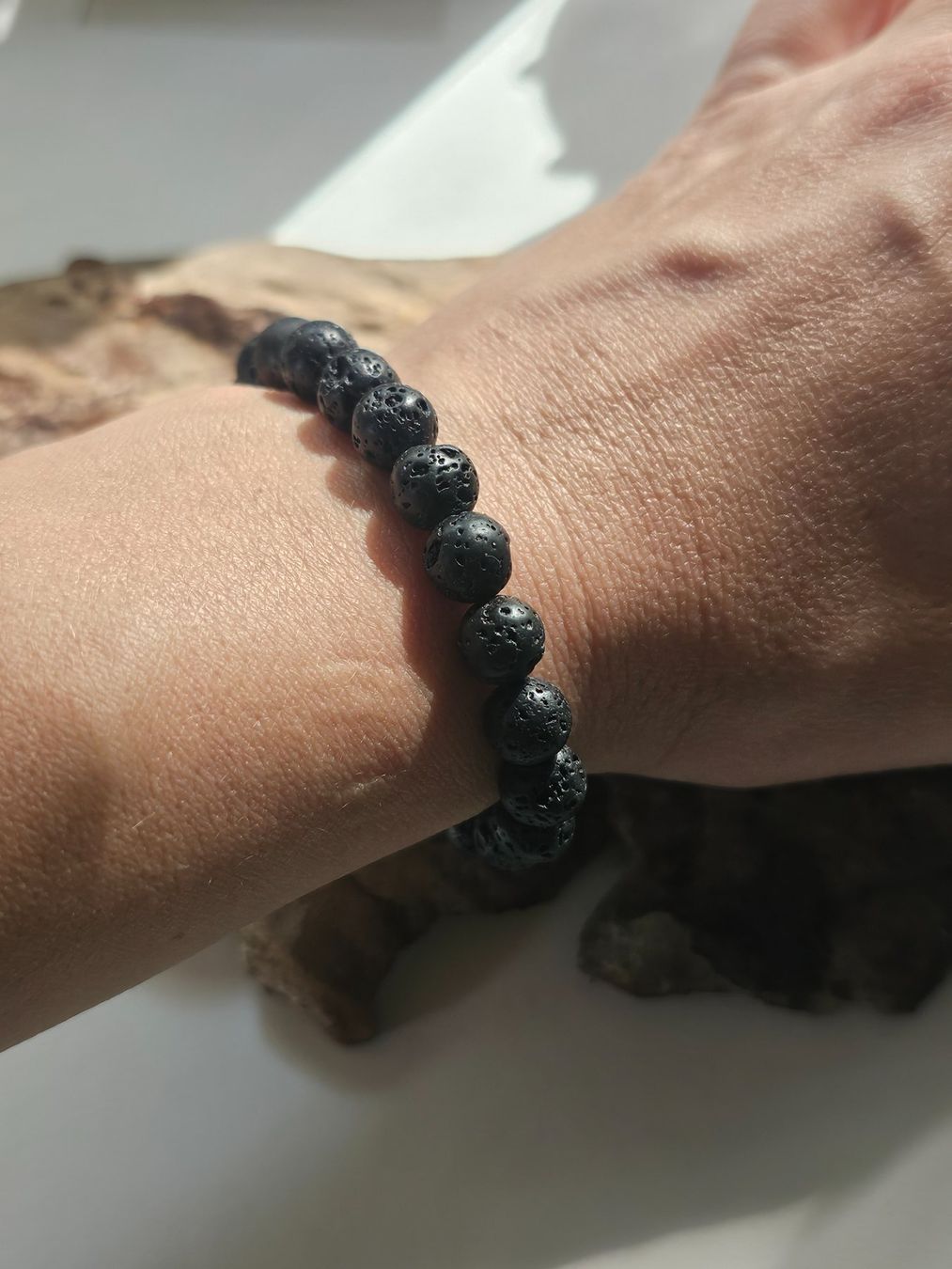 Bracciali & Braccialetti: Armband Lavastein schwarz – Usato da Zürich venduto da MaisonBelleCachet 4