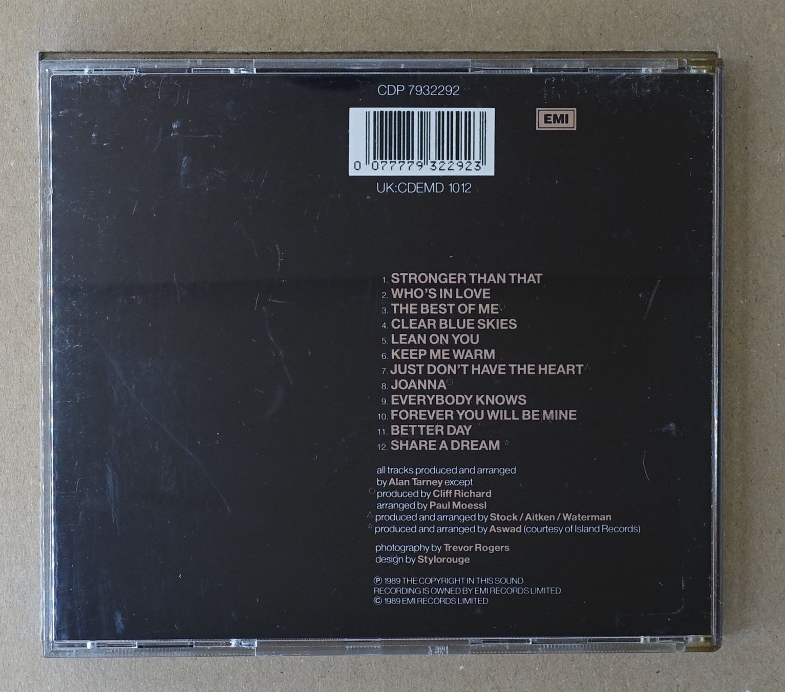 CD: Cliff Richard – Stronger - D13 – Usato da Sessa venduto da discoverymedia 1