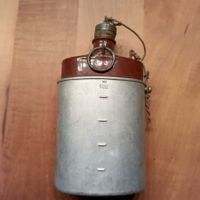 Militär Feldflasche mit Becher, (alt 1922)