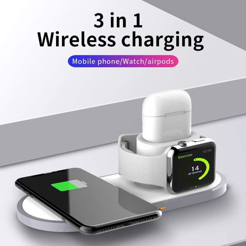 Caricabatterie: 3 in 1 Wireless Qi-Ladestation Charger – Nuovo (secondo la descrizione) da Weinfelden venduto da SEYBOY 1
