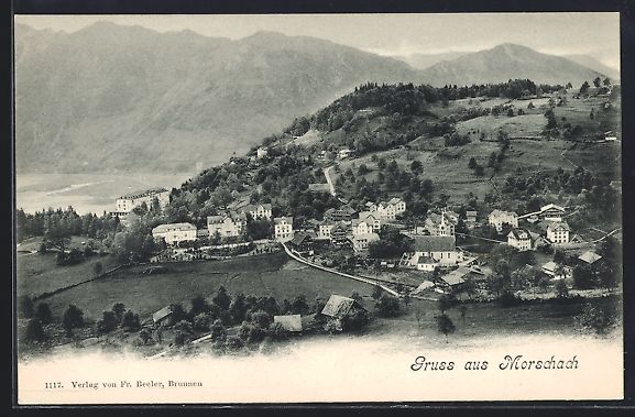 Cartoline postali: AK Morschach, Gesamtansicht – Usato da Berlin venduto da bartko-reher