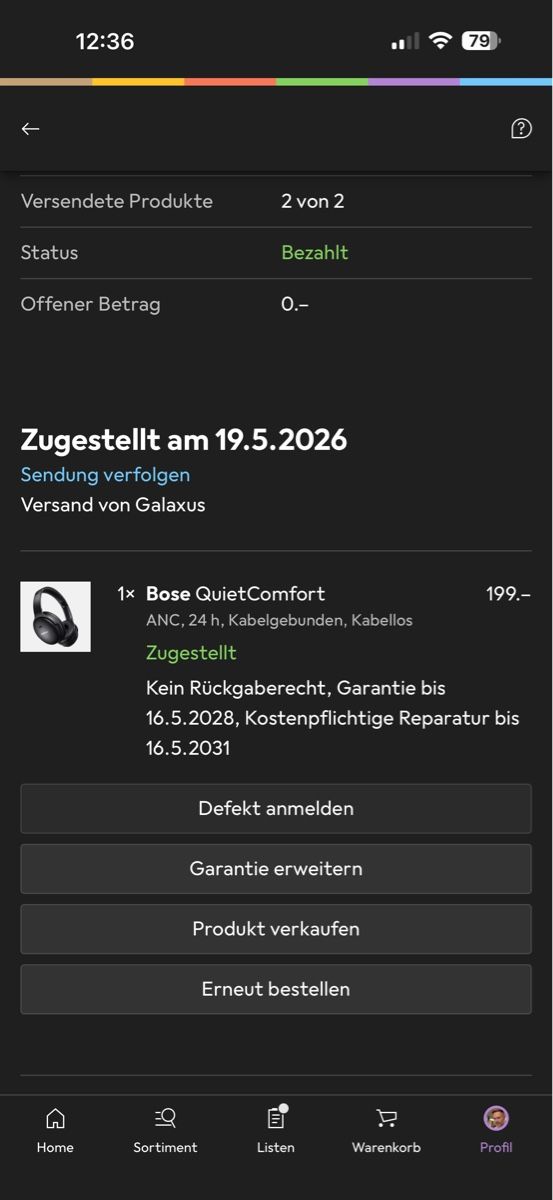 Bose Kopfhörer: Bose Quiet Comfort – Neu (gemäss Beschreibung) aus Leuggern von Tomim 3