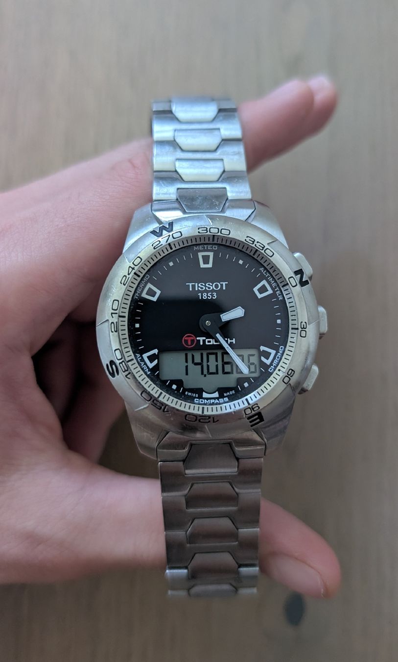 Tissot Orologi: Tissot T-Touch II, Silber – Usato da Winterthur venduto da nie_wy5y
