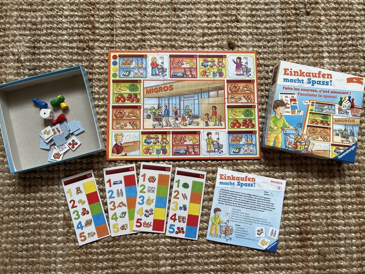 Giochi: Kinderspiele: Einkaufen macht Spass, Memory – Usato da Dottikon venduto da cimar 3