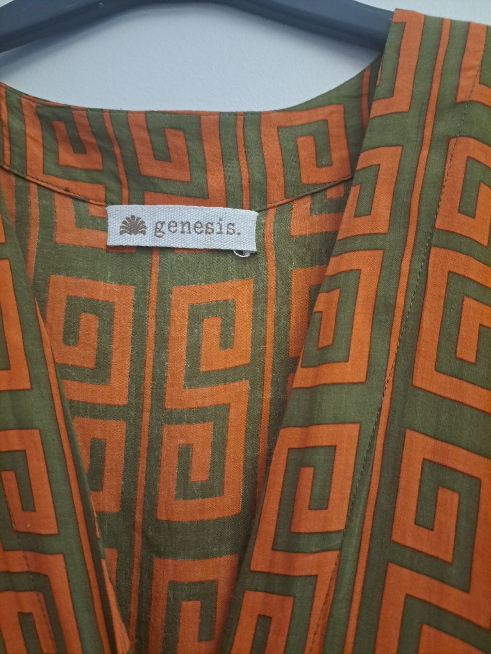 Tute: Combinaison Genesis imprimé géométrique orange vert taille M – Usato da Chêne-Bourg venduto da mar_p5n7 2