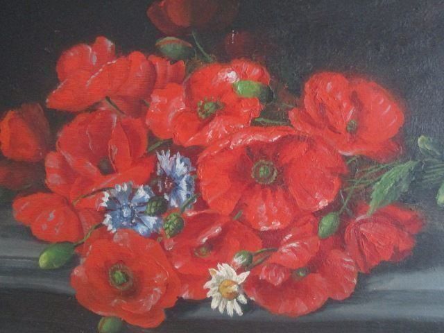 Gemälde: Giachino Marcello 1877-1929 Ital Schule - Mohnblumen – Gebraucht aus Luzern von Horoskop1 3