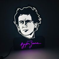 Lightbox lumière led Ayrton Senna F1 RGB