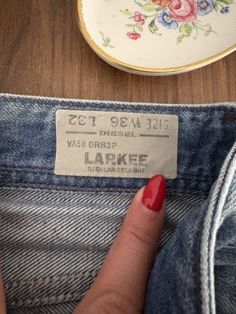Jean Diesel Larkee Regular Straight W32 L32 bleu usé