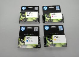 4er-Set Original HP Tintenpatronen 950XL/951XL, NEU/OVP