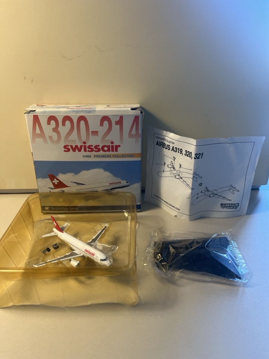 Swissair Kit di modellismo & Modellini statici: Flugzeugmodell Swissair A320-214 – Nuovo e nell'imballaggio originale da Zürich venduto da du_bois 5