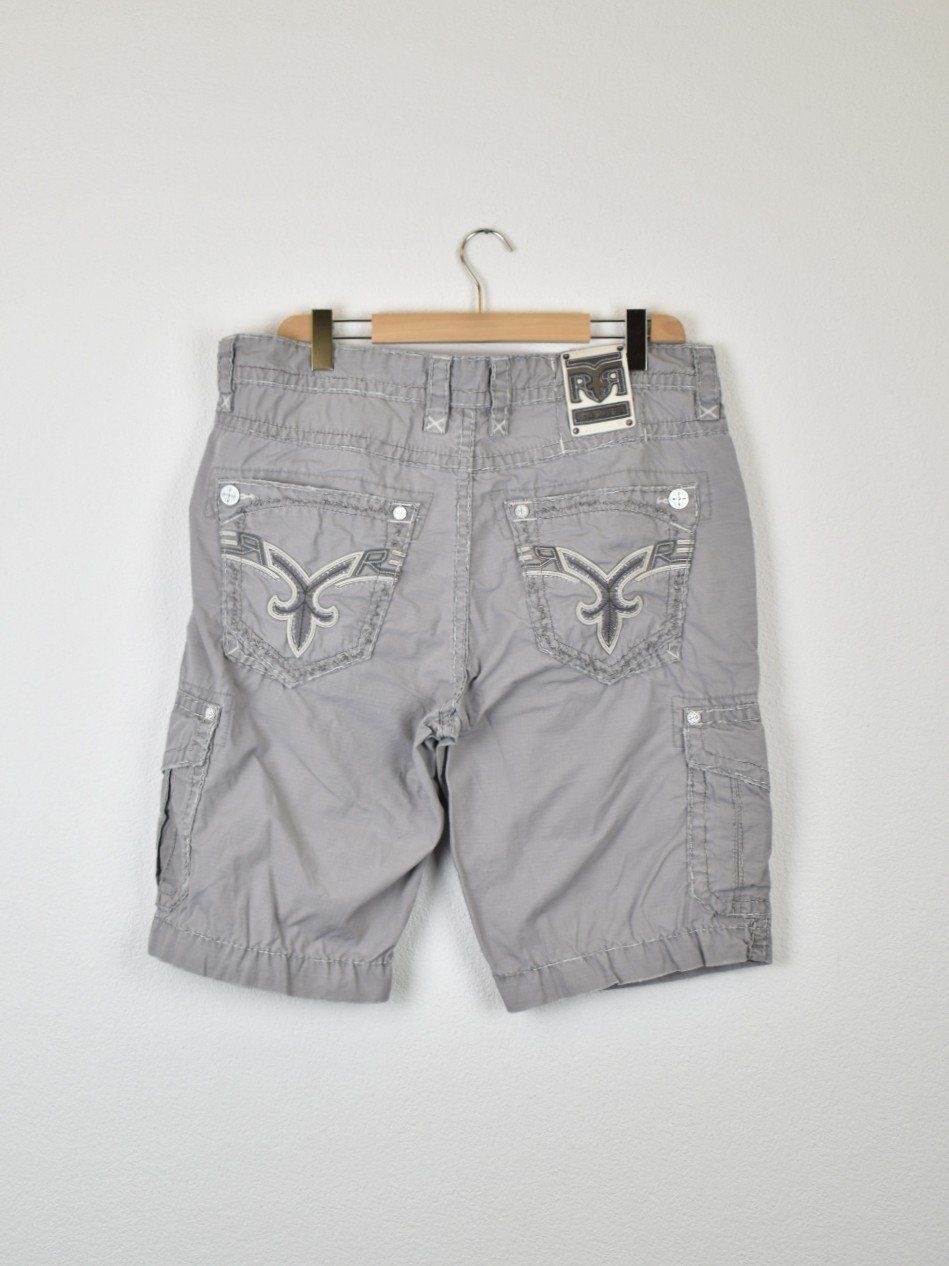 Hosen: Rock Revival Cargo Shorts Gr.38/23, grau – Gebraucht aus Nürensdorf von 2ND_STORY 1