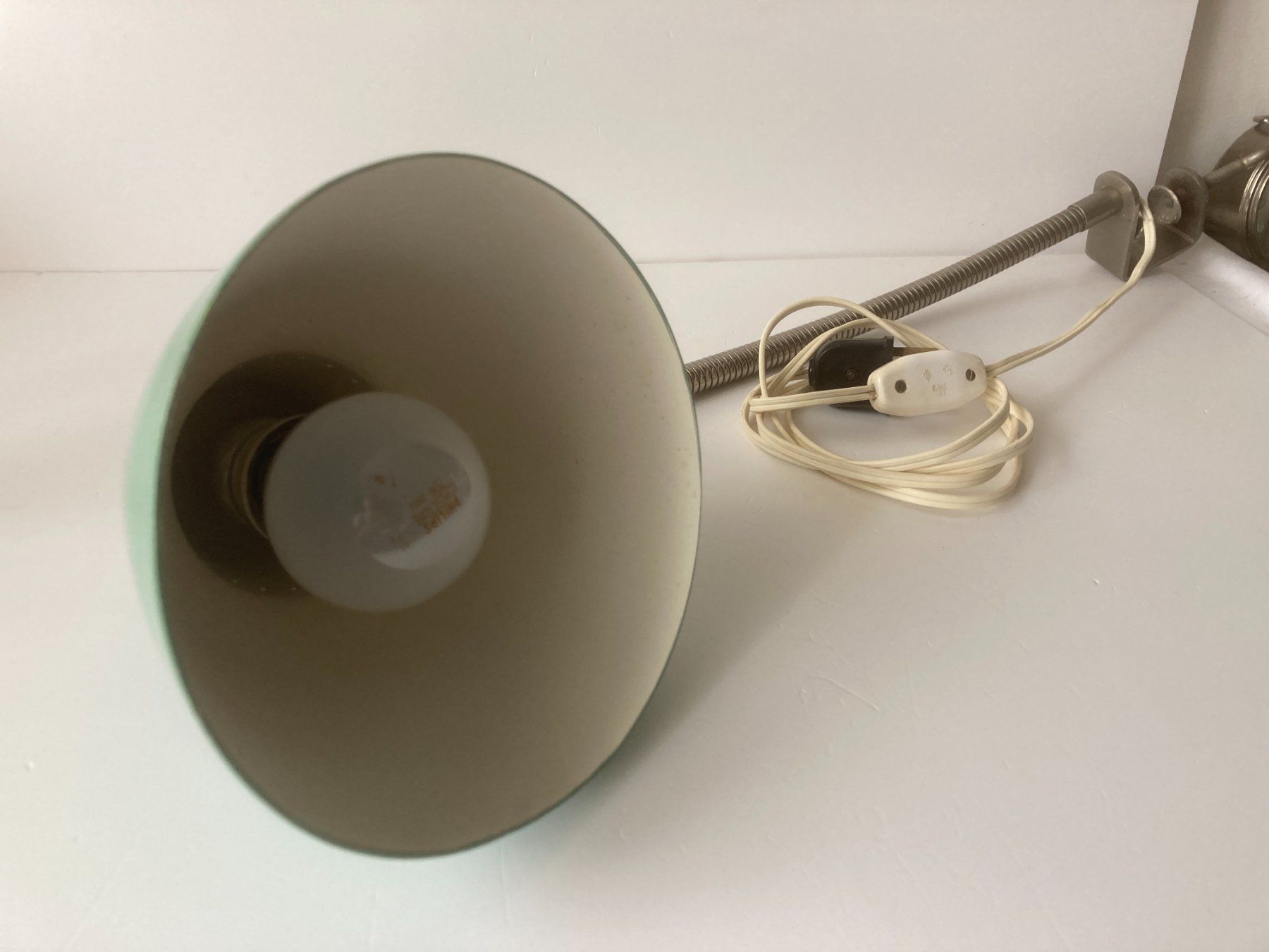 Lampen: Alte Schwanenhals Klemmlampe – Gebraucht aus Zwingen von moje1 3