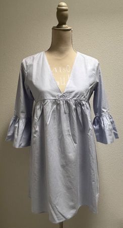 🤍 Minikleid / Kleid von „ZARA“, hellblau , Gr. S/36 🤍