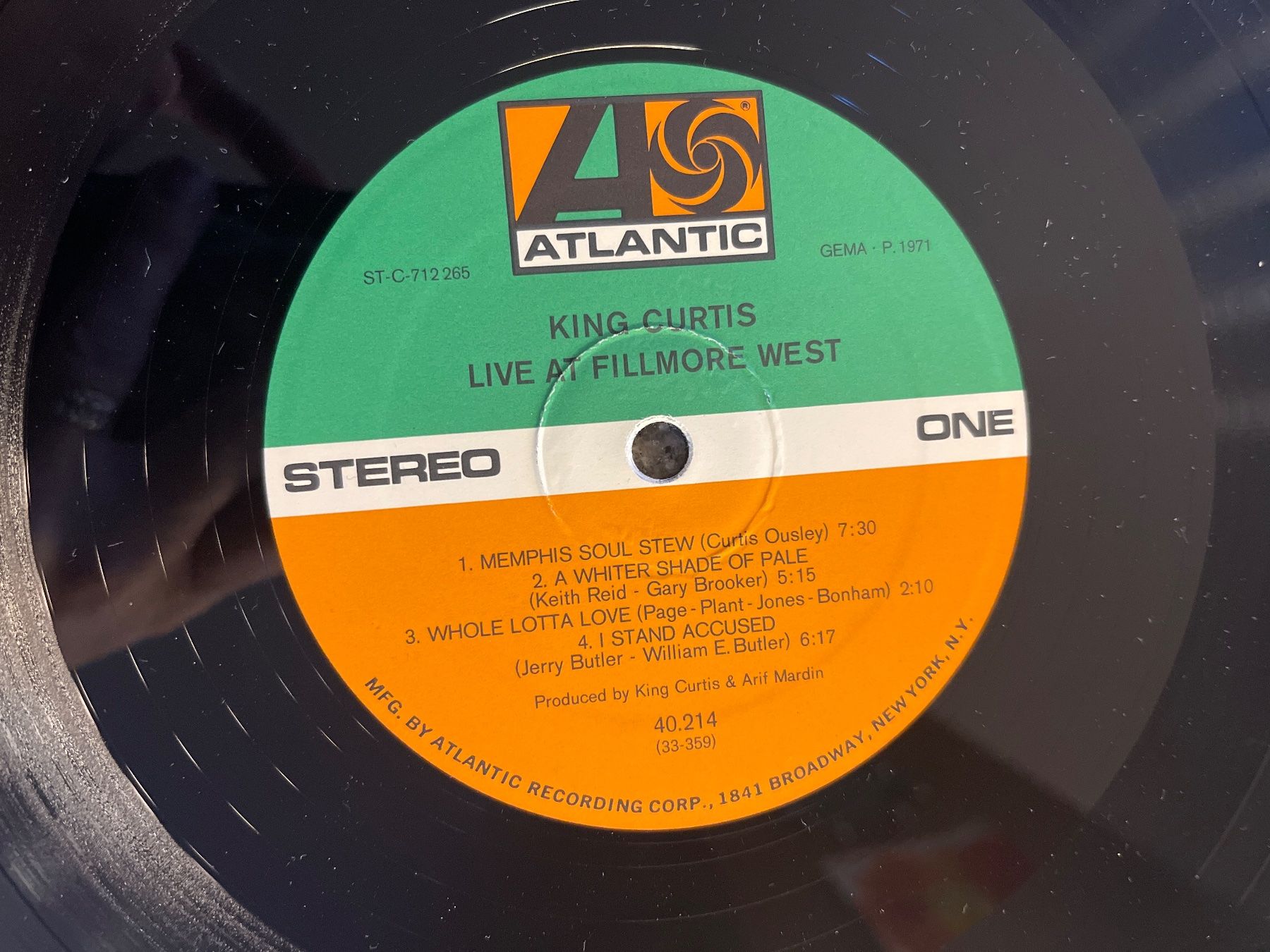 Schallplatten: A211/King Curtis - Live At Fillmore West – Gebraucht aus Frutigen von Philippe_jsp 2