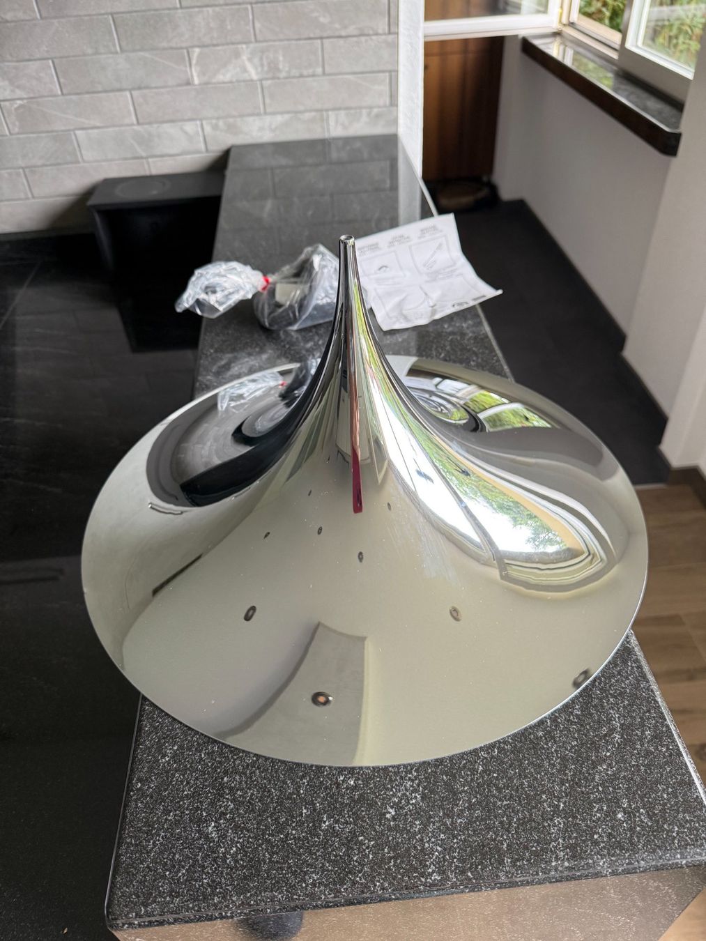 Regent Lampadari & plafoniere: Deckenlampe Design Chrom Weiss neuwertig – Nuovo (secondo la descrizione) da Ennetbaden venduto da Data_100 1