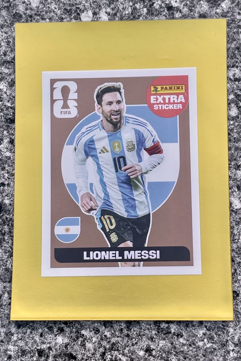 Panini Carte collezionabili: Panini Extra Sticker Messi – Nuovo e nell'imballaggio originale da Felben-Wellhausen venduto da Eravescus
