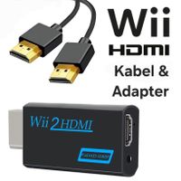 Nintendo Wii HDMI Adapter & HDMI Kabel (2 Jahre Garantie)