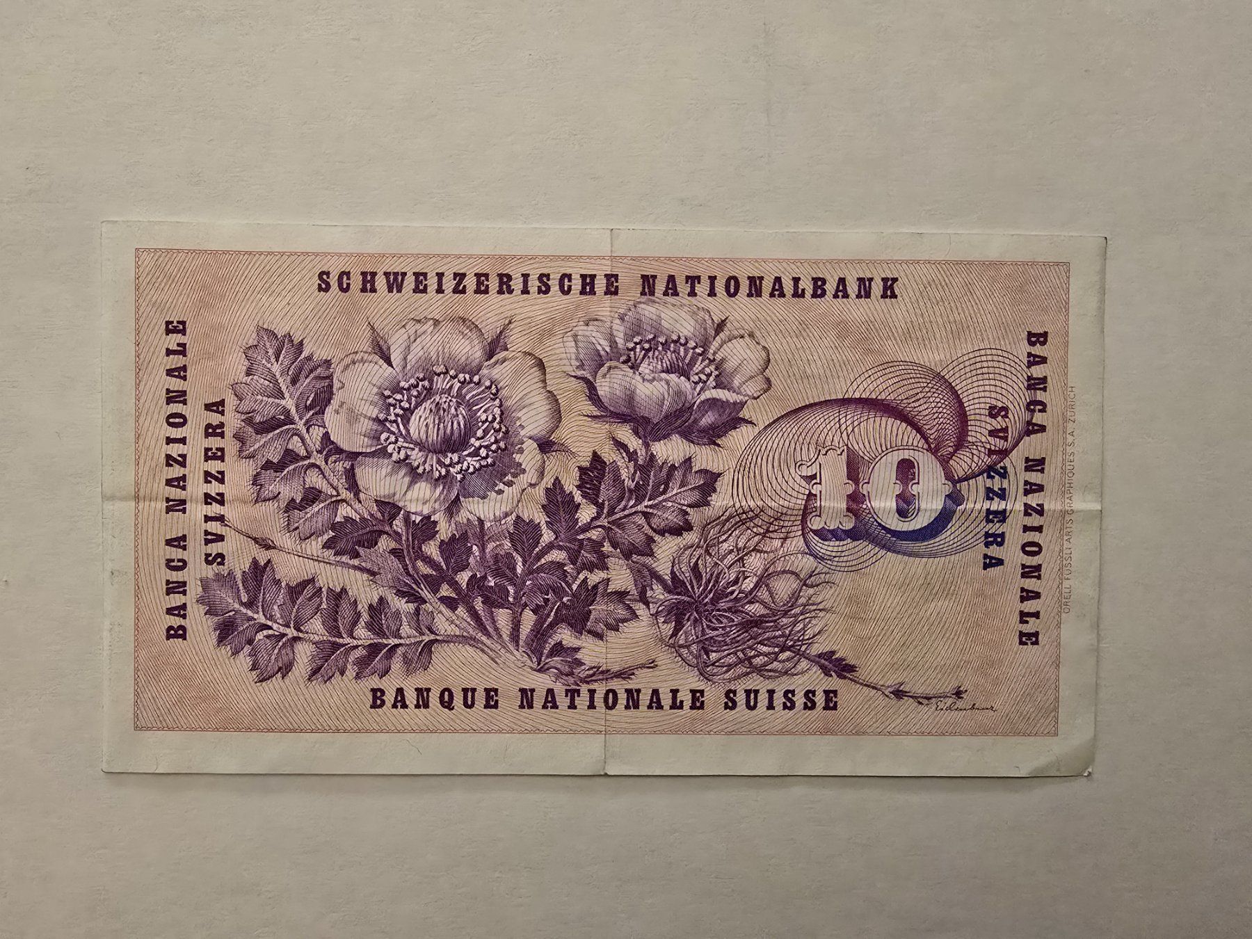 Banconote: Billets de 10 francs, Série 59 U – Usato da Neuenhof venduto da brasvarela 1