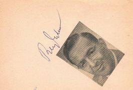 Benny Goodman 1909-86 Autogramm signiert Zettel 9x13cm
